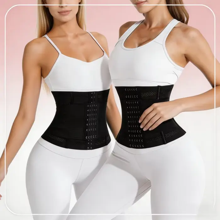 Gaine amincissante pour femme, corset, gaine de sport, gaine de maintien de la taille, double contrôle du ventre, effet ventre plat