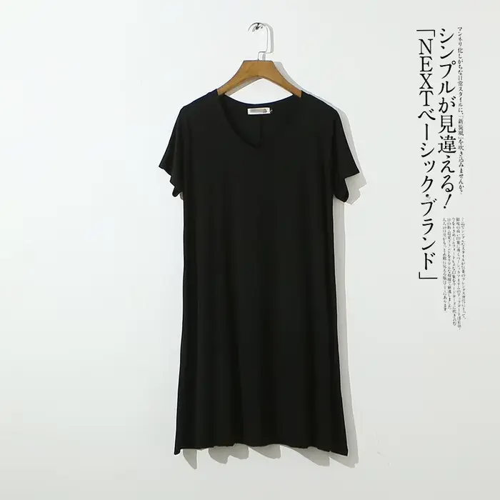 Fdfklak chemise de nuit décontractée ample femmes à manches courtes sexy col en v chemise de nuit robe d'été chemise de nuit en coton vêtements de nuit féminins nuisette