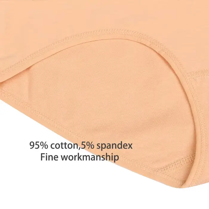 Culottes pour femmes slips de mise en forme abdominale sous-vêtements en coton grande taille taille haute sous-vêtements dames couleur unie Lingeries Sexy doux