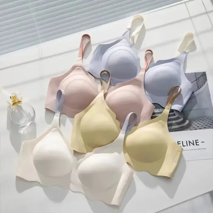 BH Bralette Top pro ženy, podprsenka bez kostic, pohodlná, s horní oporou, s nastavitelným ramínko a elegantními zády