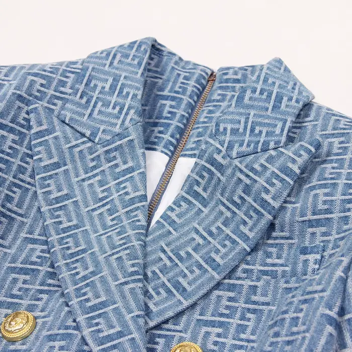 Robe en denim jacquard à manches courtes pour femme, jupe professionnelle simple, tempérament, été, 