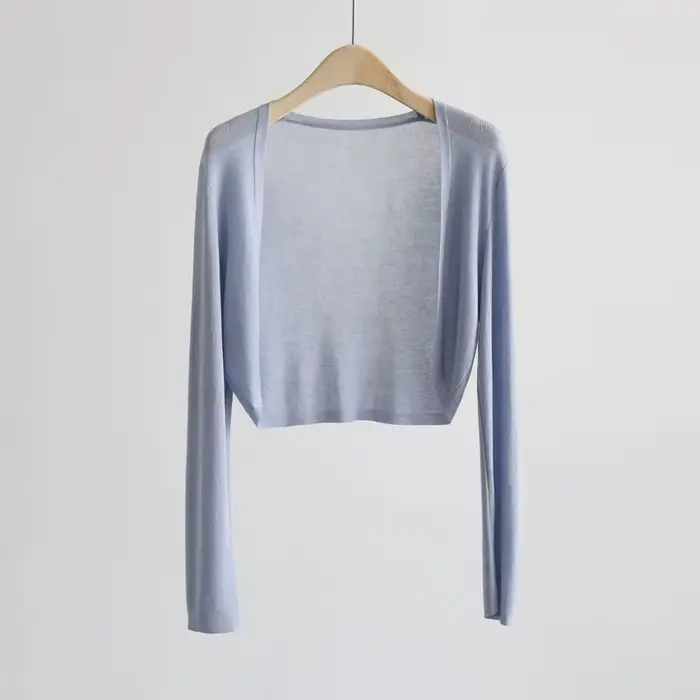 Cardigan en tricot de protection solaire pour femme, manteau fin, couverture de glace, châle, chemis