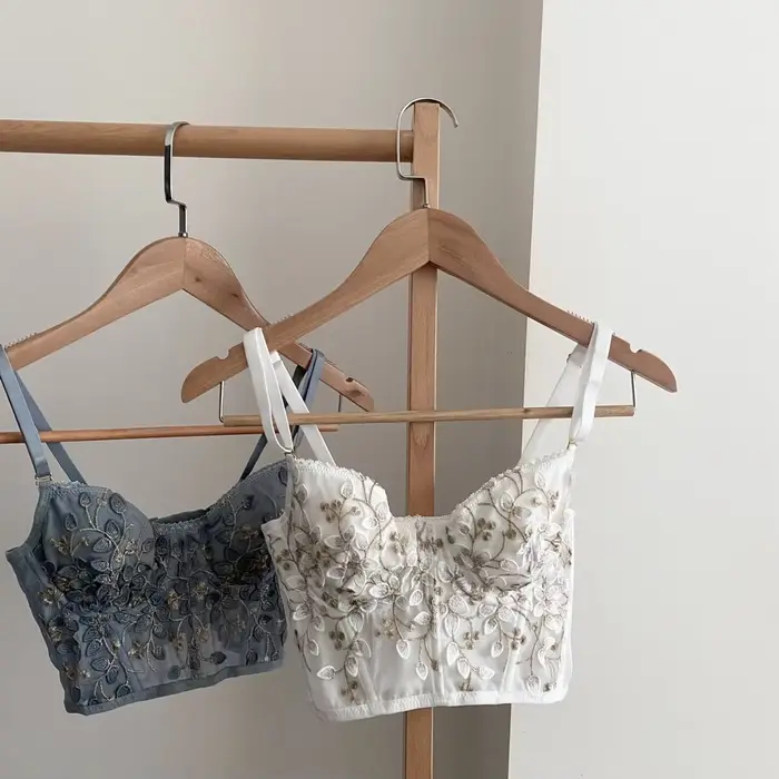 Trojrozměrná krajková podprsenka s kosticemi pro ženy, elegantní a pohodlná, pro každý den a zvláštní příležitosti