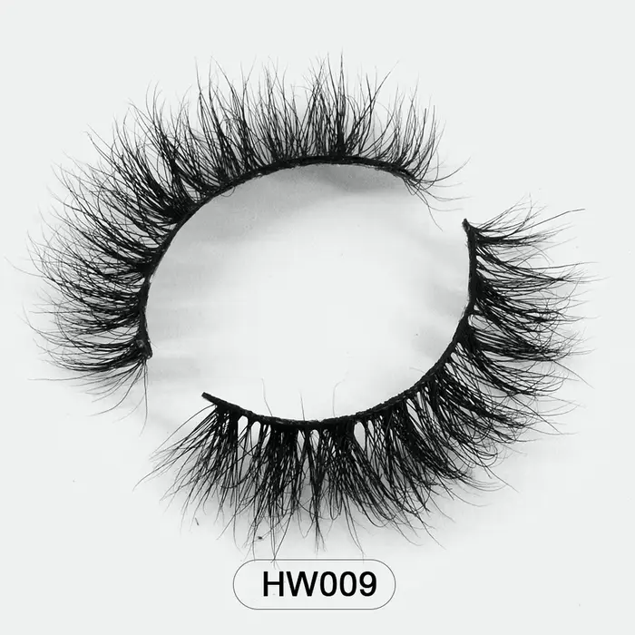 Livraison directe en gros naturel vaporeux 3d vison faux cils maquillage vison faux cils avec bande