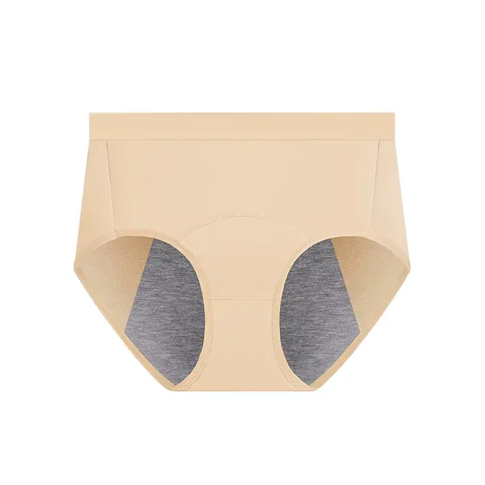Culotte Menstruelle en Coton de Taille Haute, Sous-Vêtement Menstruel