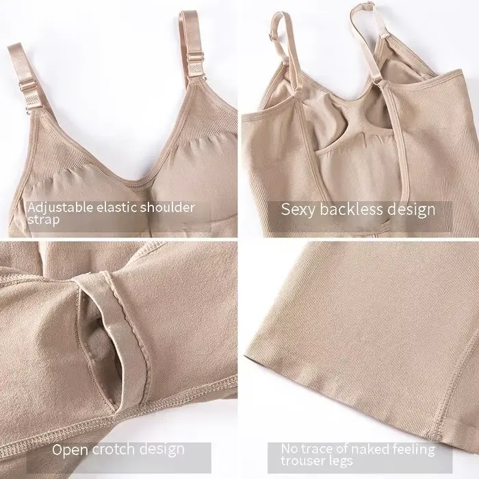 Dámské bezešvé bareback kombinézy, baterie kombinézy, plné pokrytí převislé oblečení, tenké stehno, tvrzené tělo, dolní část zad, hýždě zvedání, hubnutí