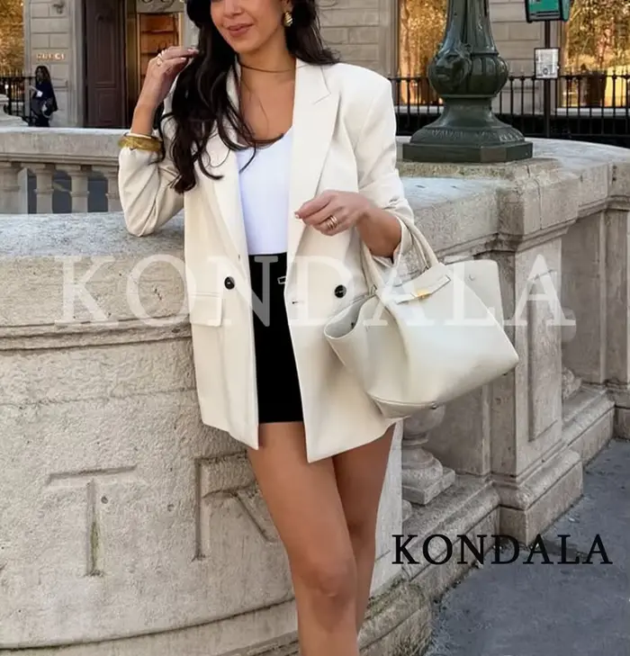 KONDALA Elegantní Dvouřadové Sako pro Ženy