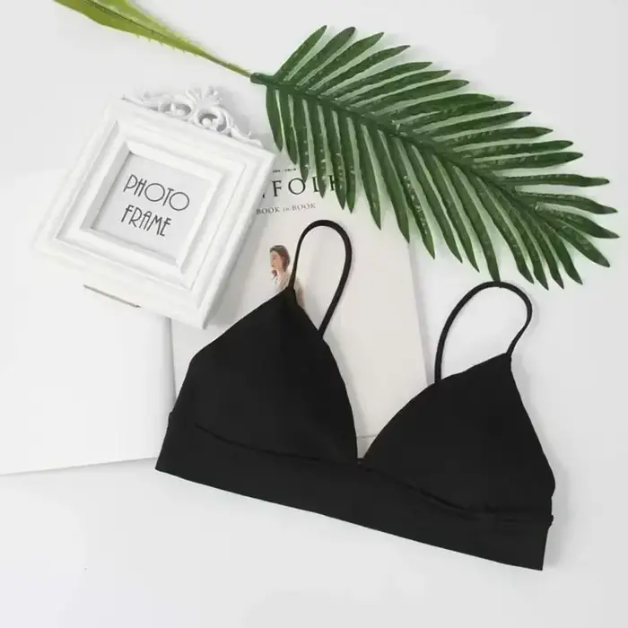 French Triangle podprsenka pro ženy, trubkový top, Sexy, bezešvé, košilka, bezdrátový, bez zad, spodní prádlo, Bralette, léto