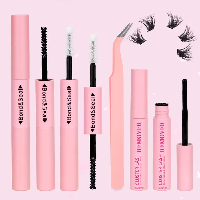 ISEEN – colle à cils 2 en 1, 10ml, pour grappes, adhésif pour cils, noir, longue durée, forte tenue