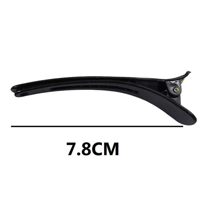 Pinces à cheveux pour coiffeur professionnel, pince à bec de canard, pince crocodile crocodile, 10 p