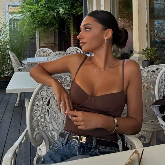 Dámské korzet Top Loose Dámské elegantní dámské letní topy Camis topy s bez ramínek Bodysuit krátký Top bez rukávů žena