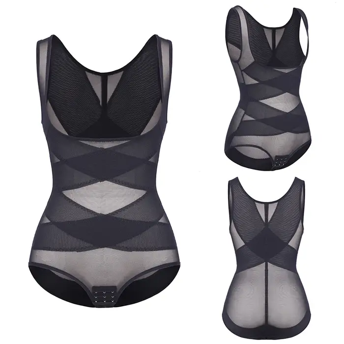 Body Shaper pour femmes contrôle du ventre Shapewear Body Faja bout à bout taille formateur ceintures Compression slips Body nouveau dans