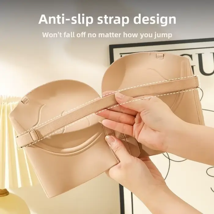 Soutien-gorge sans bretelles, dos en U, push-up, anti-affaissement, sans armatures, à effet push-up, décolleté en V profond, fermeture frontale, pour mariage