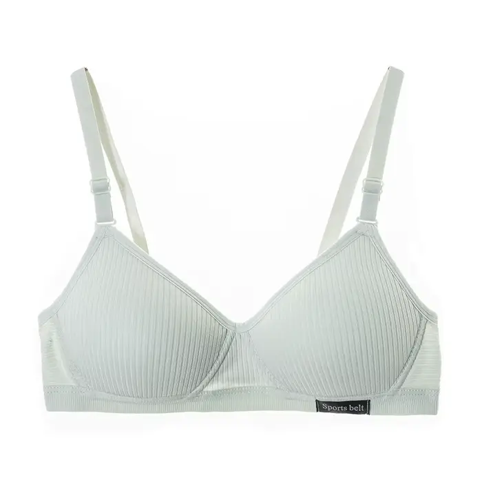 Soutien-gorge en coton et élasthanne sans fil avec push-up pour femmes sous-vêtements sans couture confortables et élégants pour toutes les occasions