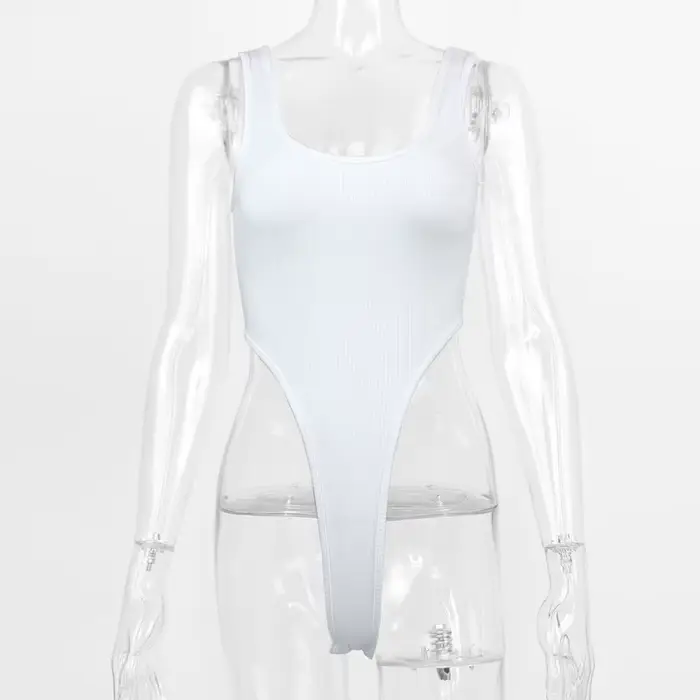 Débardeurs d'été, Bodys sexy pour femme, Nuisettes sans manches, Bodys slim Y2K, Vêtements pas chers