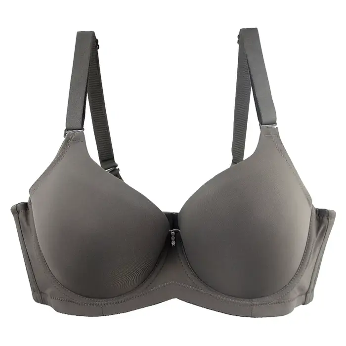Soutien-gorge femme Sexy Ultra mince bouton arrière sous-vêtements sangle réglable soutien-gorge à couverture complète grande taille soutien-gorge à armatures bюстгальт privilège жleti