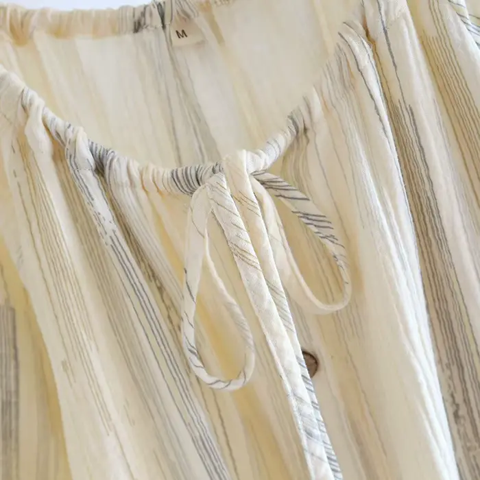 Pyjama d'été fin sans manches pour femmes, 3 pièces, vêtements de nuit floraux, ensemble de vêtements de nuit en coton, nouvelle collection 2024
