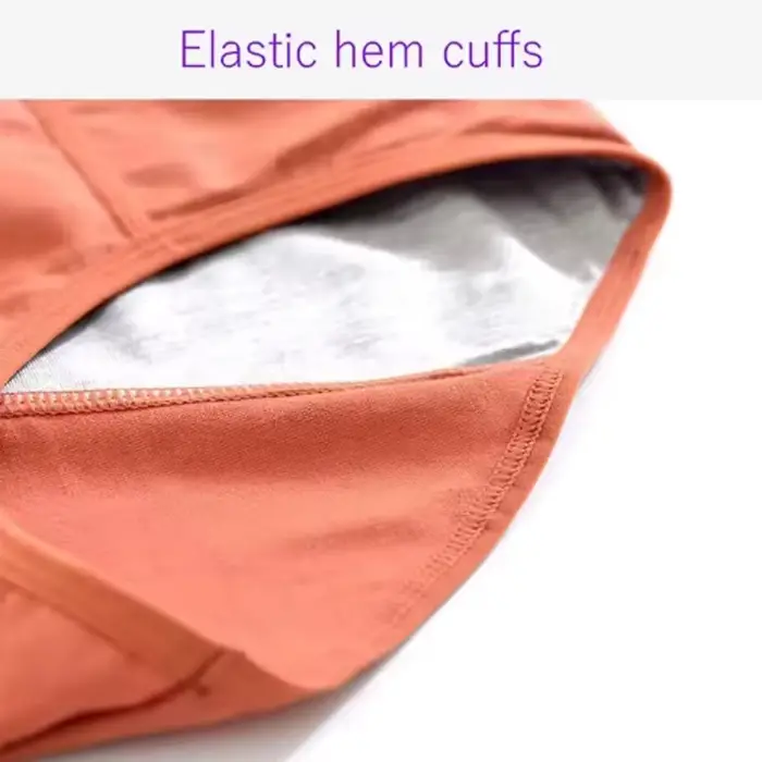 Bavlněné menstruační kalhotky s vysokým pasem