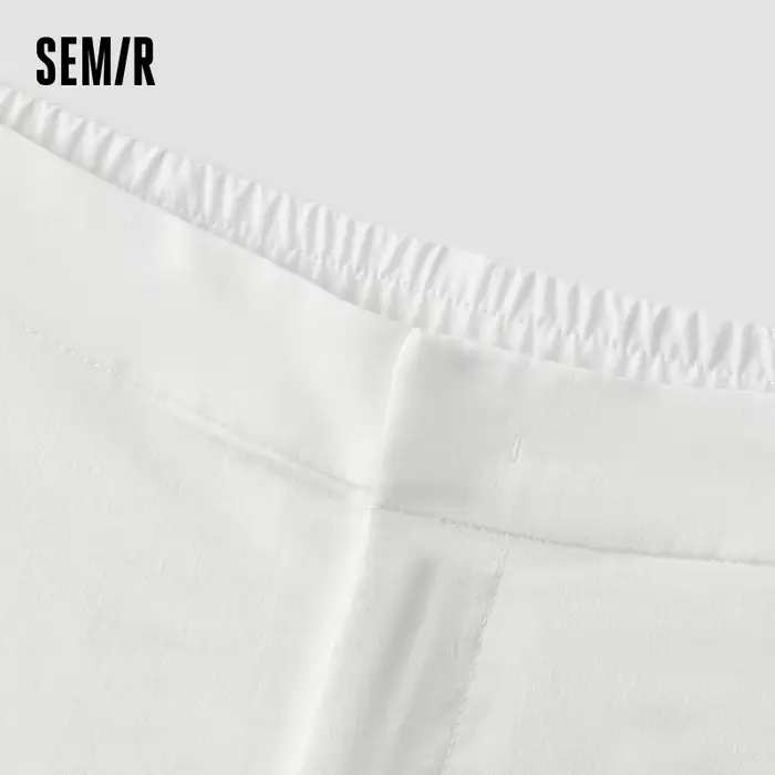 Pantalon Femme Semir Tissé 2026 – Ample, Fluide, Taille Élastique – Style Urbain Décontracté Quotidi