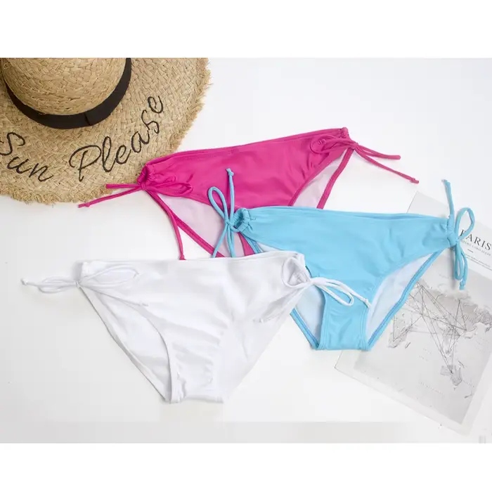 Dámské Plavky Punčochy Styl Květinové Bandeau Tanga Brazilské Sexy Polyester Spandex Letní příležitosti
