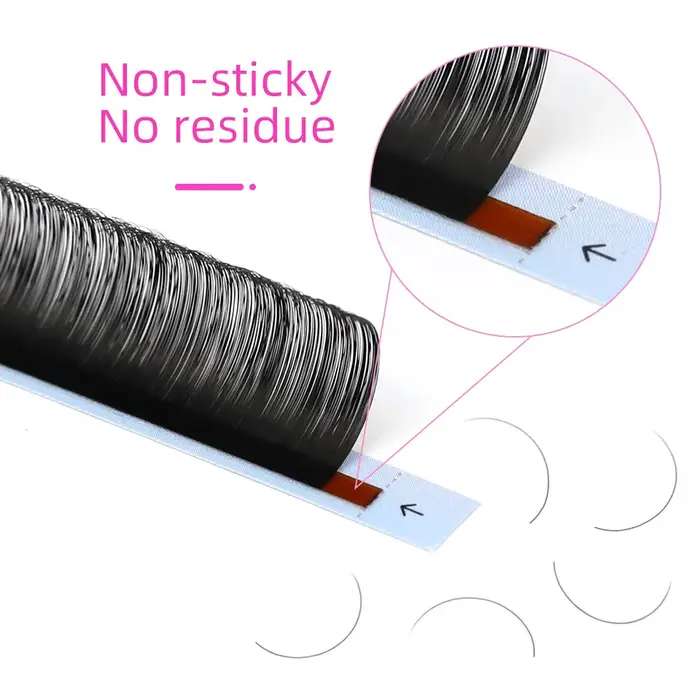 RUJADE 5-25mm cils longs noir mat cachemire Extensions de cils plateau de Volume cils individuels 0.
