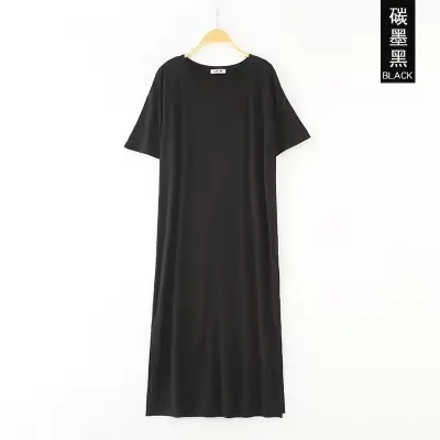 Robe de nuit en coton modal pour femmes, chemise de nuit, chemise de nuit, vêtements de nuit, grande
