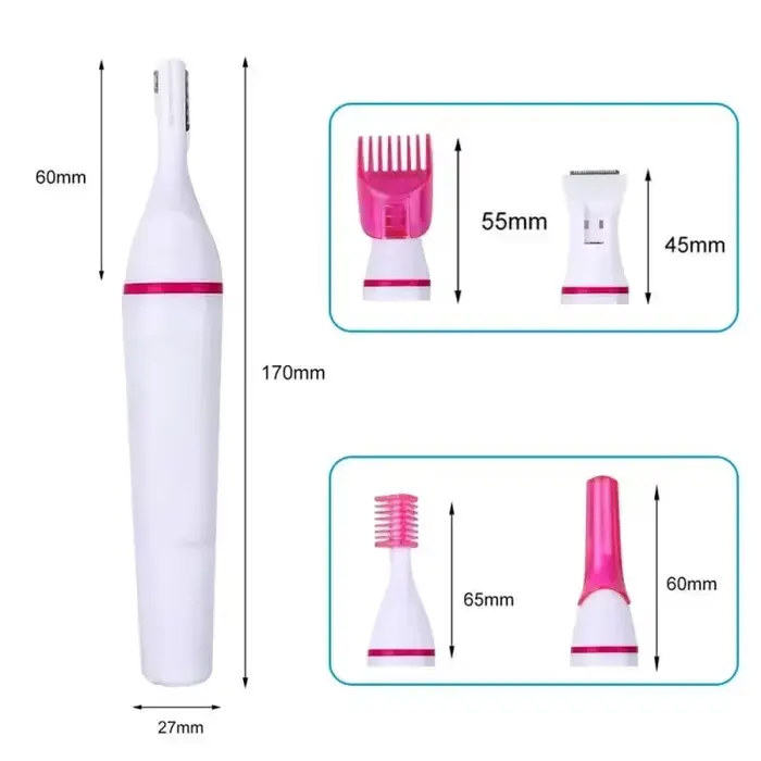 5 en 1 ensemble femmes épilateur femme rasoir de sourcils dame rasoir épilation rasoir Machine visag