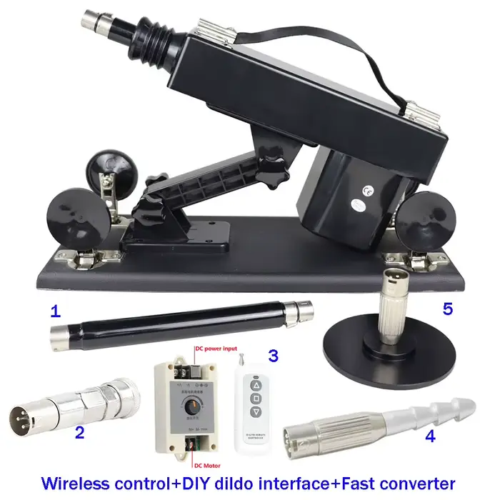 Machine Sexuelle Filaire/Sans Fil pour Femme, Pistolet à Pompe existent, 3XLR, pour Adultes, avec Gr