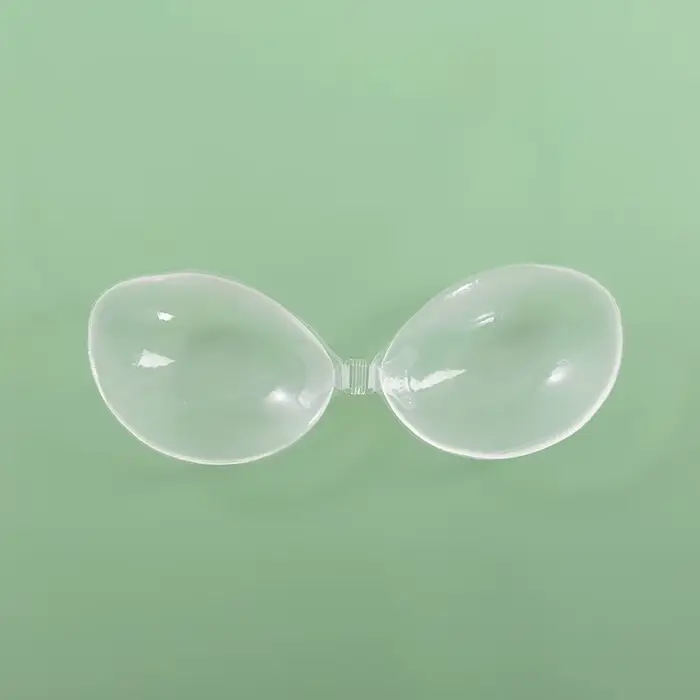 Soutien-gorge en silicone invisible push-up sans bretelles adhésif pour femme, rehausseur de poitrin