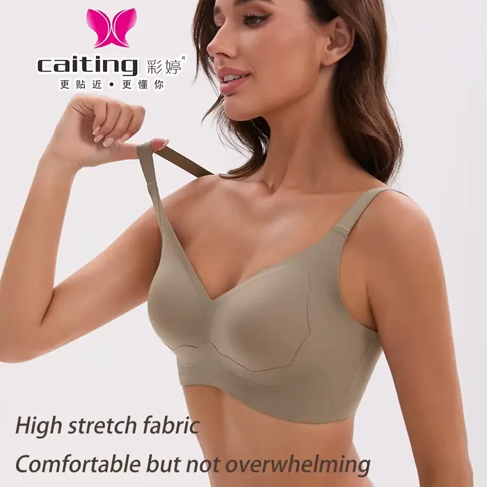 Soutien-gorge Caiting sans couture pour femmes avec bretelles ajustables en polyester et élasthanne pour maintien optimal et confort toute la journée occasions spéciales