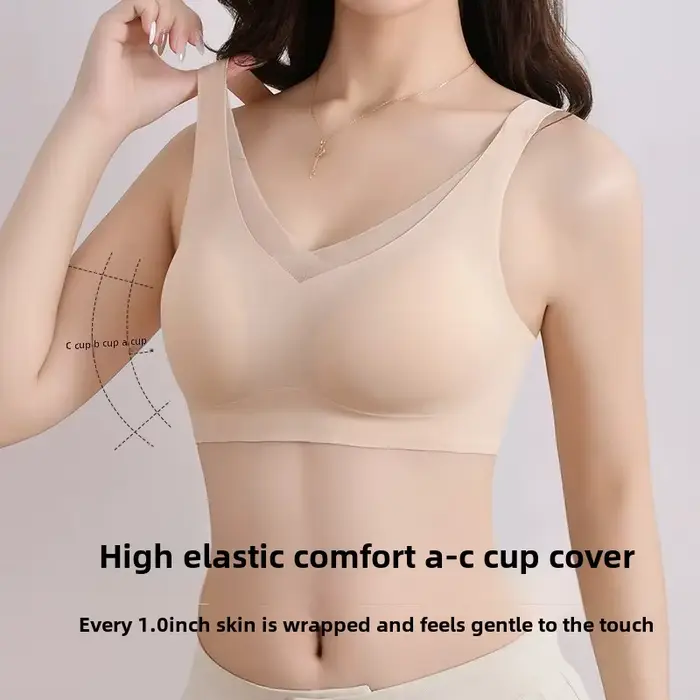 Soutien-gorge post-mastectomie, léger, amissié, respirant, sans fil, sans couture, implant léger, matériau ABS, 2 en 1