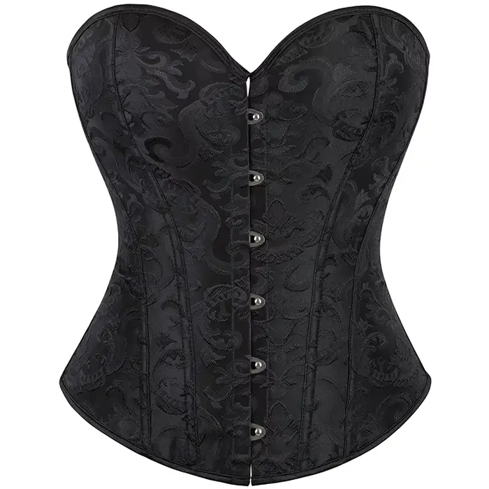 Sophia-Corset de cour sexy désossé en acier serre-taille lacé vêtements en saillie vintage ceinture 