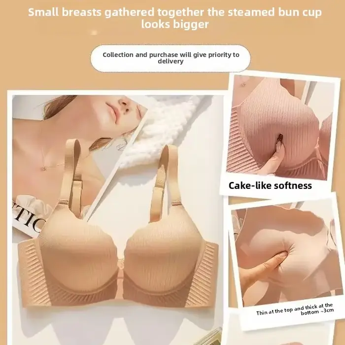 Nouveau soutien-gorge push-up 2026 pour petites poitrines, ultra-rembourré 6 cm, sans armatures, con