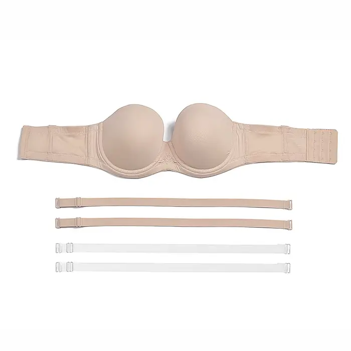 Soutien-gorge sexy en polyester et élasthanne pour femmes, avec armatures, bretelles ajustables et fermeture dos, pour des occasions spéciales et quotidiennes