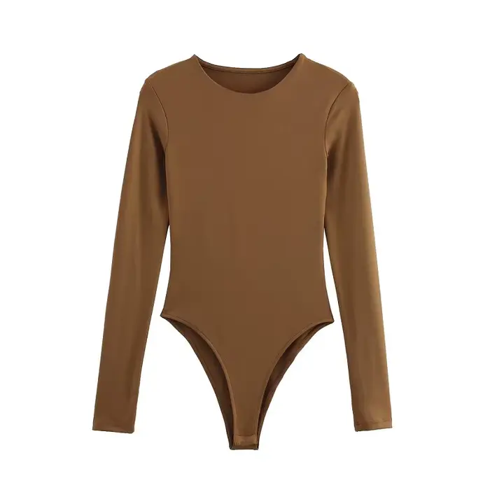 MUJER 2025 Dámské Sexy Bodysuit Dámské Bustier Body Top s dlouhým rukávem Dámské Bodysuit Letní vrcholy Spodní prádlo