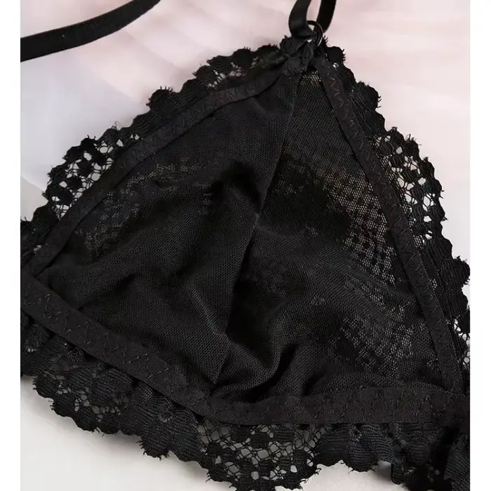 Dámské krajkové podprsenky, bralette bez kostic, průhledné krajkové spodní prádlo, dámská push-up podprsenka, jednobarevné sexy spodní prádlo, podprsenka bez zadku