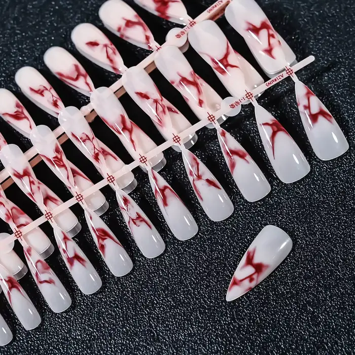 120 pièces acrylique français faux ongles carré amande cercueil faux ongles conseils pour les femmes