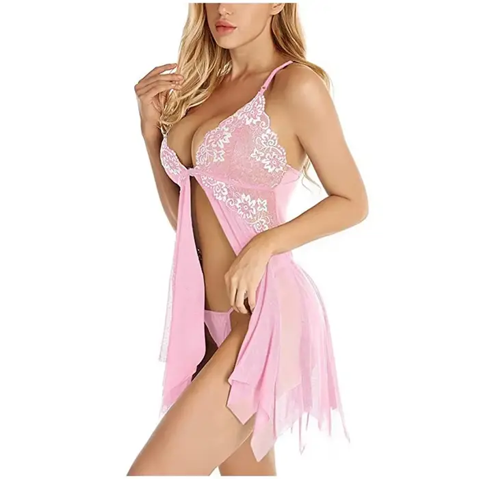 Stylové dámské průhledný Sexy krajkové noční košile pro romantické noci zvláštní příležitosti a elegantní večery