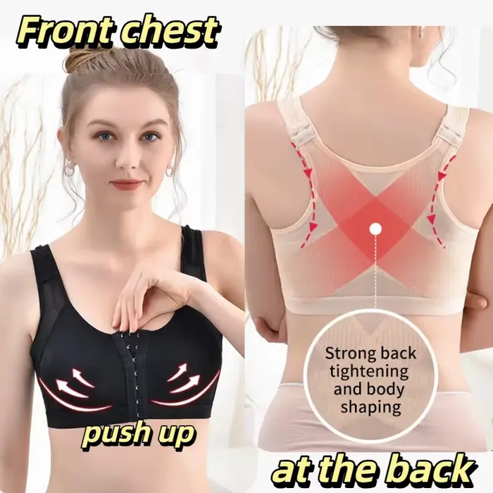 Soutien-gorge push-up pour femmes avec dentelle tricotée élégant maintien poitrine confort sportivité invisible sous vêtements