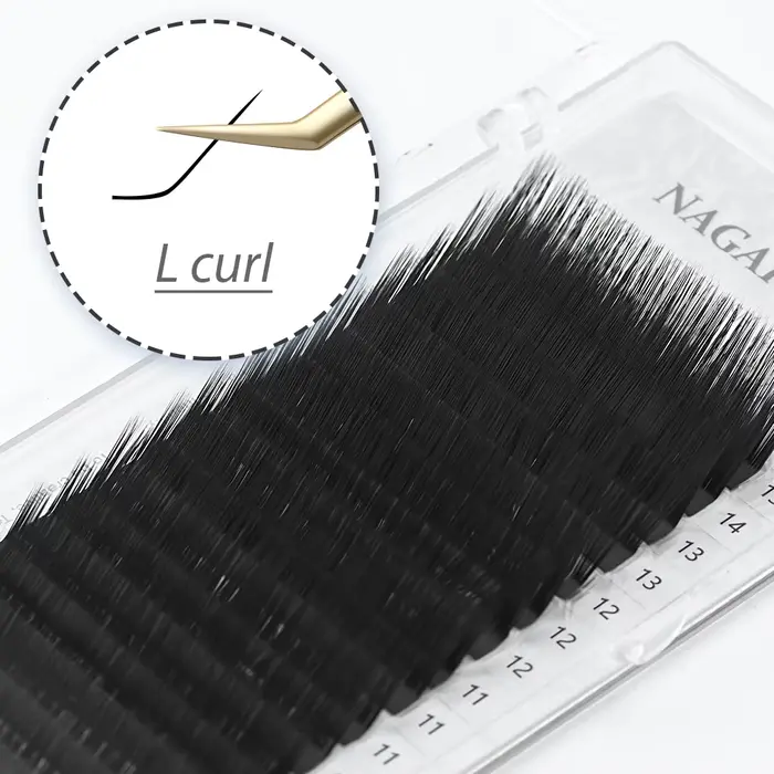NAGARAKU mélange Extension de cils maquillage L LC N boucles mélange 7-15mm 16 lignes vison synthéti