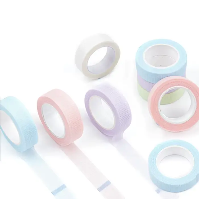 Ruban adhésif pour extension de cils, 10 rouleaux, non tissé, respirant, coussinets sous les yeux, a
