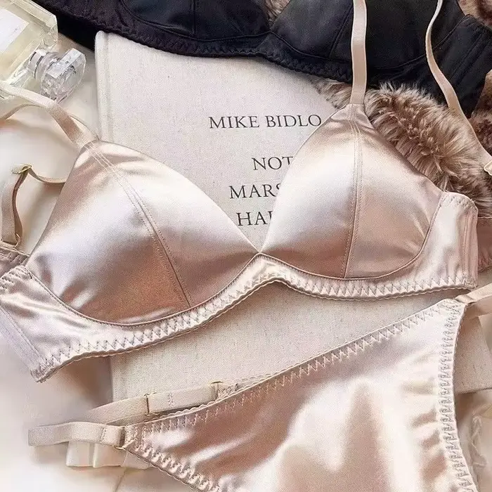 Soutien-gorge Triangle Français Minimiseur Confortable Pour Poitrine Petite Occasions Spéciales