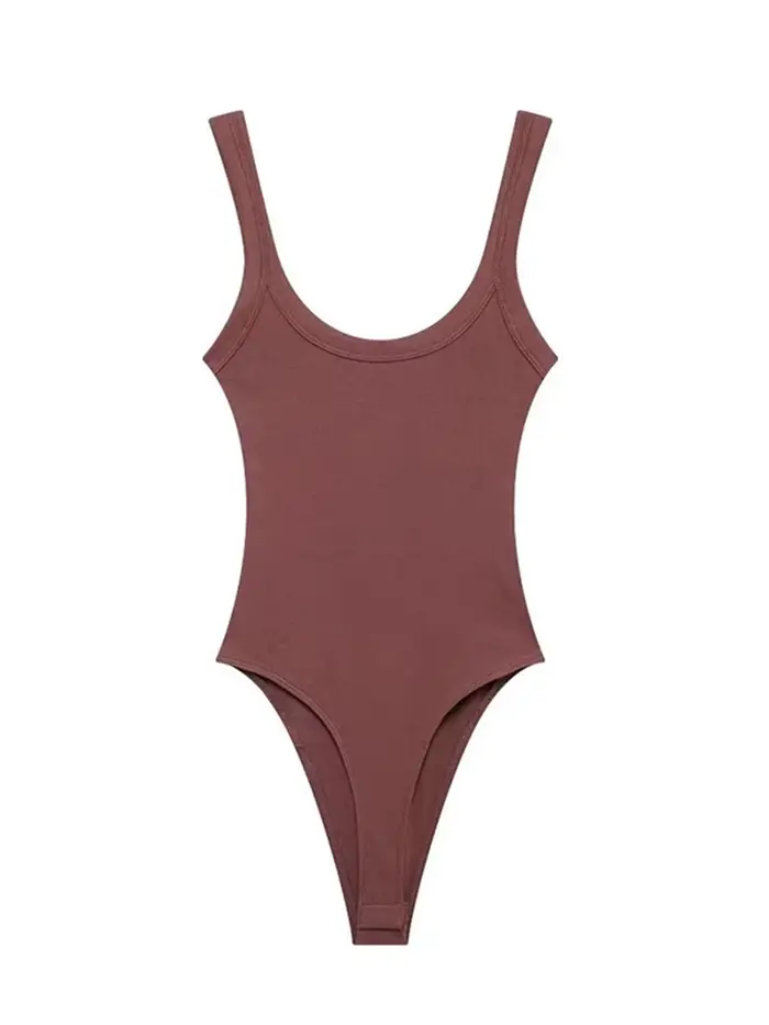Body côtelé slim pour femmes, col rond, bretelles, bouton-pression, combishort féminin, mode Sexy