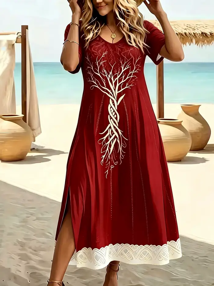 Elegantní letní šaty pro větší velikosti
