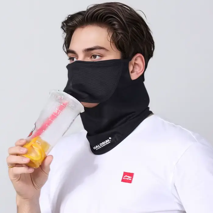 Masque de Protection solaire en soie glacée pour hommes et femmes, Protection UV d'été, guêtre de co