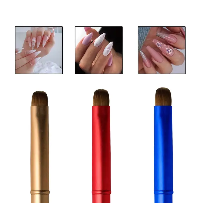 Brosse à ongles française de qualité supérieure avec manche élégant – Parfaite pour les manucure en 