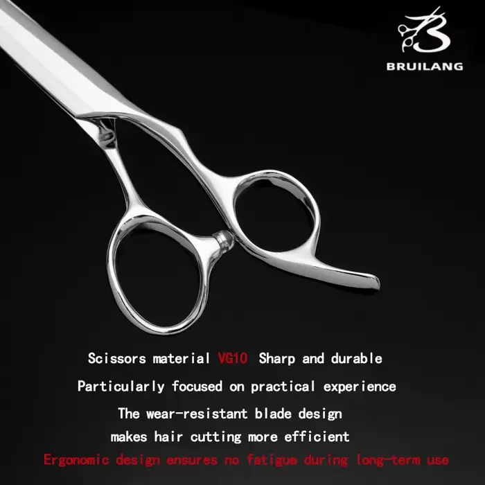 Outils de coiffure, tondeuses à cheveux en acier VG10, ciseaux à effiler, ensemble de 5,5-5,75-6,0-6