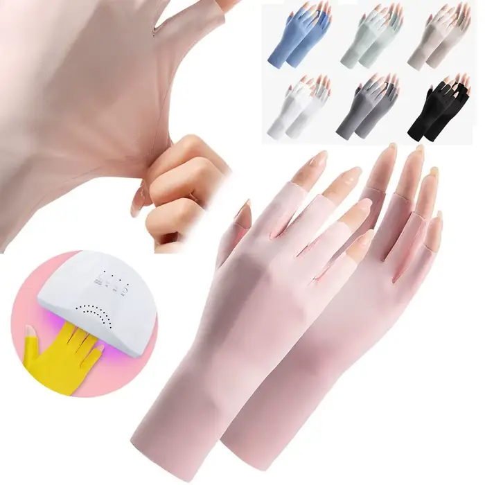Gants de Protection solaire Anti-UV, pour protéger la peau des doigts, Protection UV des ongles, gan