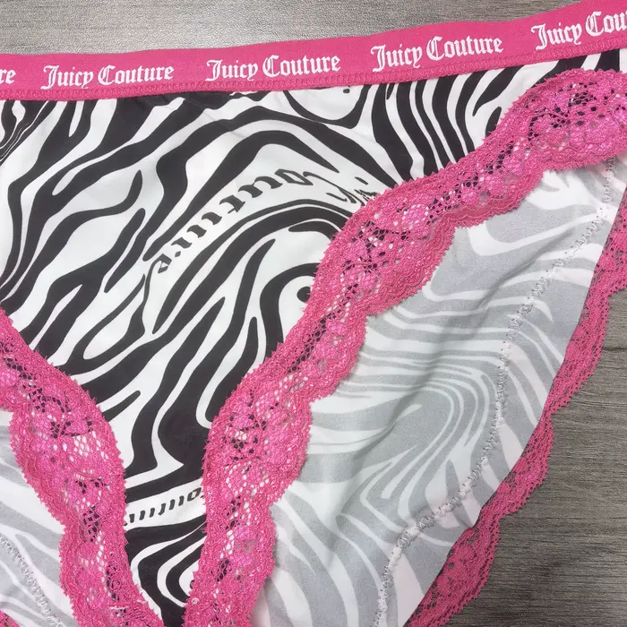 Dámské kalhotky, Sexy Juicy Couture Style, T-Pants Style, Spodní prádlo, Kalhotky, Módní intimní oblečení pro ženy