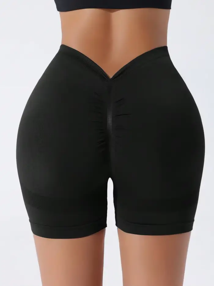 Short de Yoga taille haute sans couture d'Europe et d'amérique, pantalon de Fitness pour le serrage 